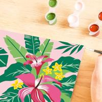 Ravensburger creart schilderen op nummer - tropische planten - thumbnail