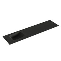 MONDIAZ LEX Urban solid surface inleg wastafel voor toiletmeubel 120cm. Positie wasbak links - thumbnail
