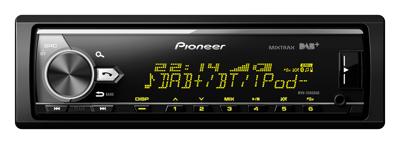 Pioneer MVH-X580DABAN incl. DAB-antenne, 1DIN autoradio met DAB+, RGB, Duitse menunavigatie, Bluetooth, USB, AUX-ingang, iPod/iPhone directe bediening, handsfree, Smart Sync