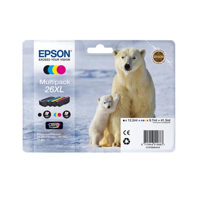 Epson Inktcartridge 26XL Origineel Zwart C 13 T 26214012