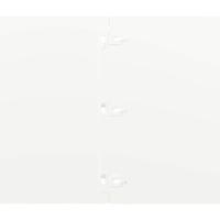 Gazonranden 10 st 25x103 cm koudgewalst staal wit - thumbnail