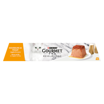 Purina Gourmet Revelations mousse met kip nat kattenvoer (57 gr) 6 trays (24 x 57 g)