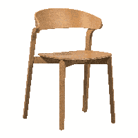 Woood Cras eetkamerstoel Naturel - thumbnail