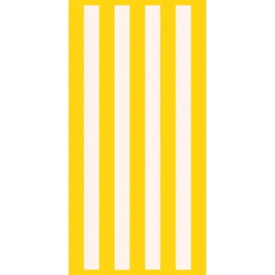Cawö Cawö Beach 5583 yellow/Stripes Strandlaken 90x180