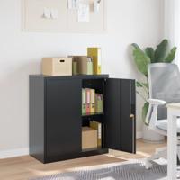Archiefkast 79x40x90 cm staal antracietkleurig - thumbnail