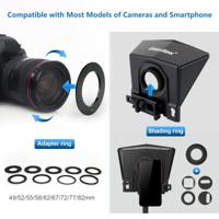 Desview T2 Teleprompter (autocue) for smartphone/tablets - thumbnail