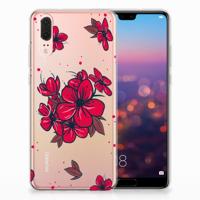 Huawei P20 TPU Case Blossom Red - thumbnail