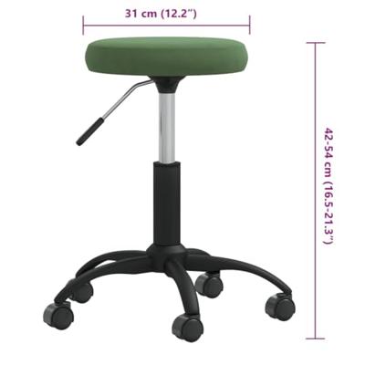 VidaXL Massagekruk fluweel donkergroen - thumbnail