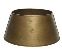 everlands kunstkerstboomring ijzer dia70cm antiek goud - thumbnail
