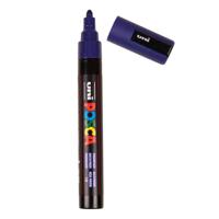 Uni Posca verfmarker pc5m pruisisch blauw - conische punt 2,5 mm - thumbnail