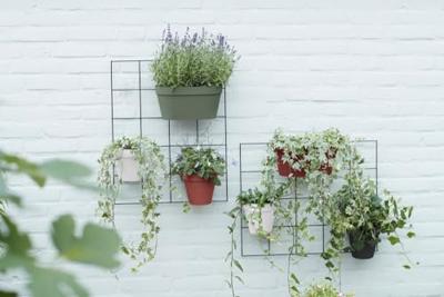 Elho Pot loft urban wall duo 28cm Groen Elho Pot loft urban wall duo 28cm Groen