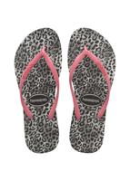 Havaianas Slim Leopard black Zwart  - thumbnail