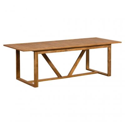 WOOOD Outdoor Eettafel 'Beaver' Teakhout, 240 x 90cm