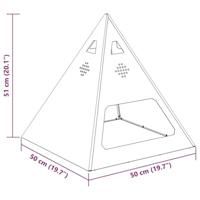 Vuurkorf Bruin 50 x 50 x 51 cm Cortenstaal - thumbnail