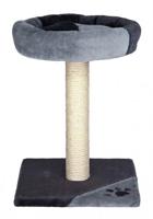 TRIXIE Tarifa Kattenboom Hoogte 52 cm grijs en zwart pluche en natuurlijke sisal - thumbnail
