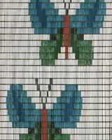 Vliegengordijn Hulzen Vlinder gekleurd - 90cm x 210cm - thumbnail