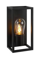 Lucide CARLYN - Wandlamp Badkamer - 1xE14 - IP54 - Zwart - thumbnail