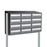 Allux Hive Set 3-Breed, 4-Hoog Met Dak Op Statief Antraciet - 40030065_3x4ds - thumbnail