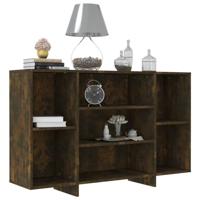 Dressoir 120x30x75 cm spaanplaat gerookt eikenkleurig - thumbnail