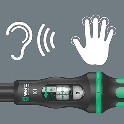 Wera Click-Torque X 1 draaimomentsleutel voor insteekgereedschappen, 9 x 12 mm, 2.55 - 25 Nm - 1 stuk(s) - 05075651001
