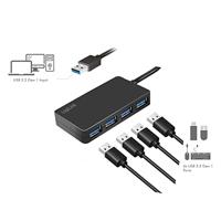 LogiLink UA0396 USB 3.1 Gen 1-hub Zwart - thumbnail