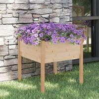 VidaXL Plantenbak 70x70x70 cm massief grenenhout - thumbnail