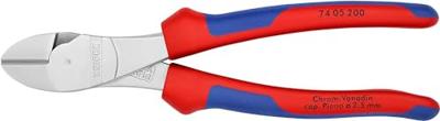 Knipex 74 05 200 SB 74 05 200 SB Werkplaats Kracht-zijsnijtang Met facet 200 mm