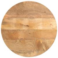 Tafelblad rond Ø 60x2,5 cm massief ruw mangohout - thumbnail
