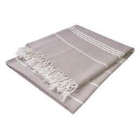 Hammam Badlaken Beige 90x165cm 100% Katoen - Treb WS - thumbnail