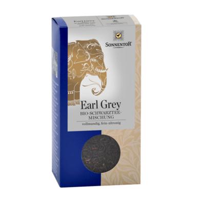 Sonnentor Earl grey zwarte thee los bio 90 Gram
