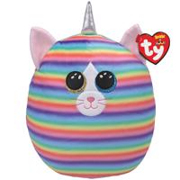 TY squish a boos knuffelkussen kat heather 31 cm - thumbnail