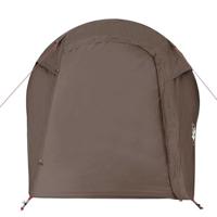 Tunneltent 3-persoons waterdicht bruin - thumbnail