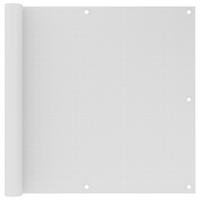 VidaXL Balkonscherm 90x300 cm hdpe wit - thumbnail