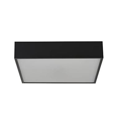 Searchlight Badkamer plafondlampZeus vierkant zwart - 72370BK