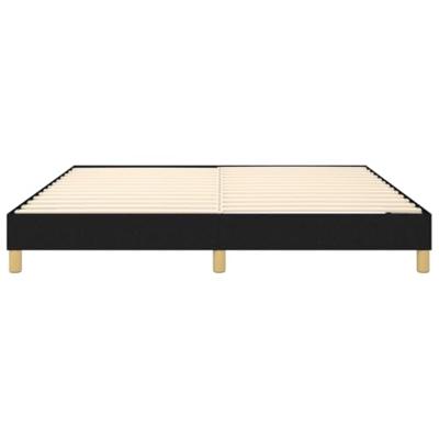 Bedframe zonder matras stof zwart 160x200 cm