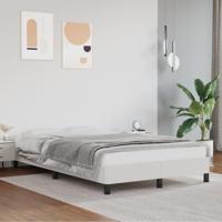 Bedframe kunstleer wit 120x200 cm - thumbnail
