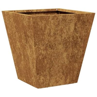 VidaXL Plantenbak 30x30x30 cm weervast staal