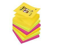 Post-it Super Sticky Z-notes Carnival, 90 vel, ft 76 x 76 mm, pak van 6 blokken - thumbnail
