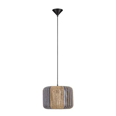 Lyora HanglampAbby Ø 33cm bruin met blauw - 9586606