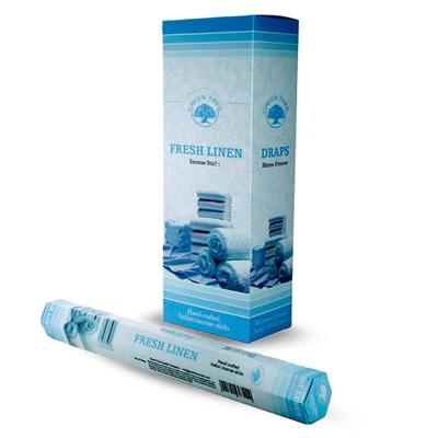 Green Tree Wierook Fresh Linen (6 pakjes) Green Tree Wierook Fresh Linen (6 pakjes)