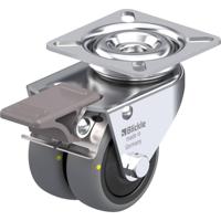 Blickle LDA-TPA 50KF-FI-ELS Dubbel zwenkwiel Wieldiameter: 50 mm Draagvermogen (max.): 60 kg 1 stuk(s) - thumbnail