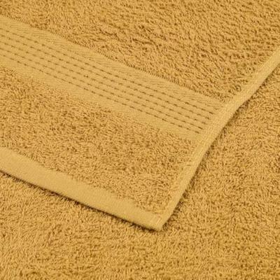 VidaXL Saunahanddoeken frogn 2 st 80x200 cm 360 g/m² goud VidaXL Saunahanddoeken frogn 2 st 80x200 cm 360 g/m² goud