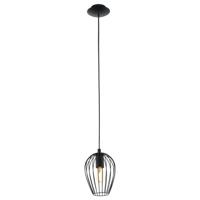 Eglo Vintage hanglampNewtown 16cm zwart - 49477 - thumbnail