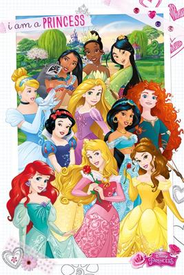 Poster Disney - Princess I am a Princess 61x91,5cm