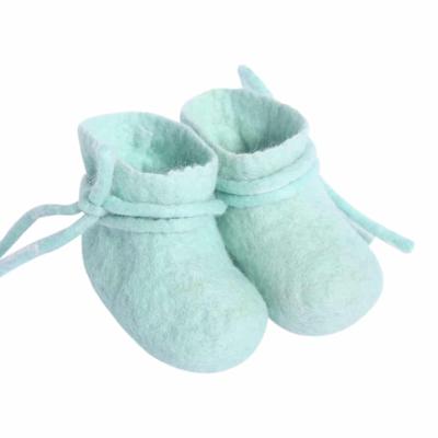 Vilten Babysloffen Mintgroen Vilten Babysloffen Mintgroen