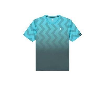 K-Swiss sport T-shirt blauw/grijs