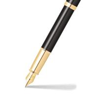Sheaffer SF-E0932253 Vulpen 100 M Glossy Black Gold Tone - thumbnail
