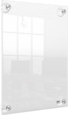 Nobo Premium Plus verplaatsbaar acryl informatiebord, wandgemonteerd, ft A4