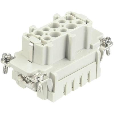HARTING 09330102702 Businzetstuk Han® E 10 + PE Crimpen 1 stuk(s)