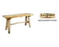 Bank teak l100b31h48cm - thumbnail